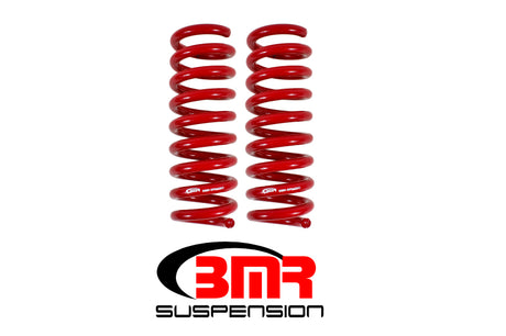 BMR 16-17 6th Gen Camaro V8 Rear Performance Version Lowering Springs - Red BMR Suspension