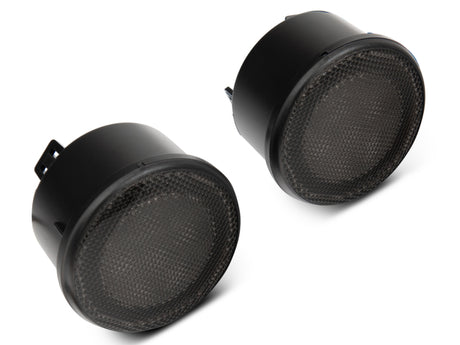 Clignotants à LED Raxiom 07-18 Jeep Wrangler JK Axial Series avec halo (fumé)