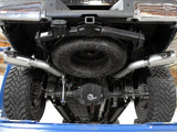 Échappement arrière DPF en acier inoxydable 409 de 4 po à grand alésage aFe HD avec embouts polis pour camions diesel Ford 15-16
