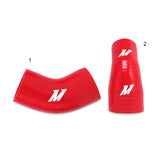 Kit de tuyaux de refroidisseur intermédiaire inférieur rouge Mishimoto 01-07 Mitsubishi Lancer Evolution 7/8/9