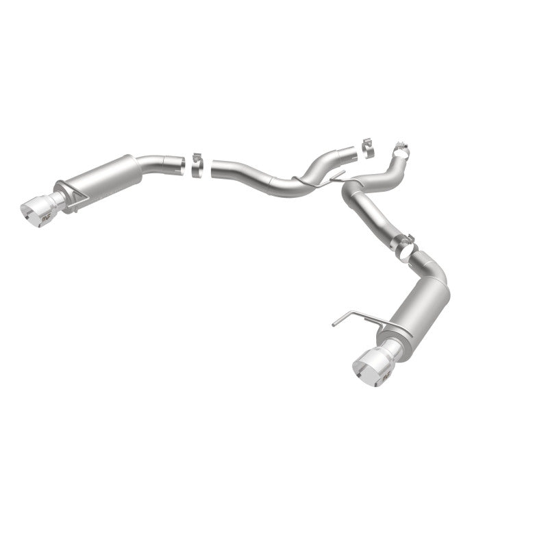 Essieu arrière MagnaFlow, SS, 3 po, compétition, embout poli double division de 4,5 po, Ford Mustang GT V8 5.0 2015