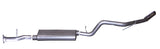 Échappement simple Cat-Back de 2,5 pouces pour Chevrolet Trailblazer LT 4,2 L de Gibson 06-09 - Aluminisé