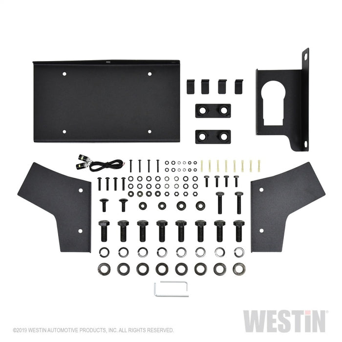 Pare-chocs arrière Westin 18-19 Jeep Wrangler JL WJ2 avec capteurs (sauf Wrangler JK) - Noir texturé