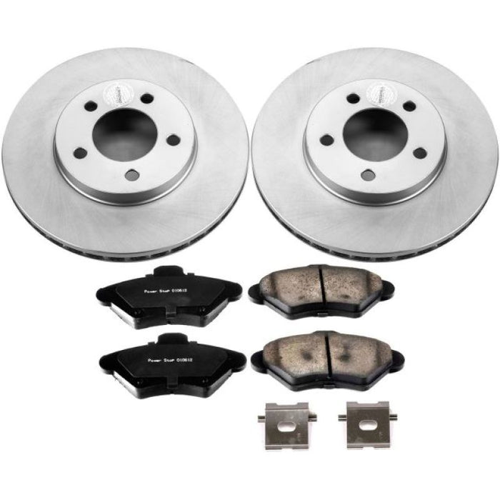 Kit de freins Power Stop 93-97 Ford Thunderbird Z17 Evolution Geomet avec revêtement avant