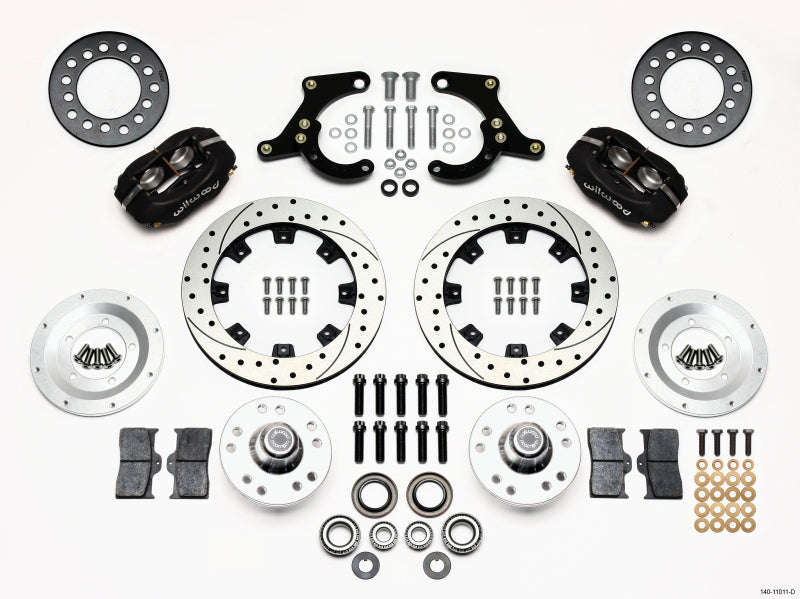 Wilwood Forged Dynalite Front Kit 11.75in Drilled 59-64 Chevy Impala / 63-64 Corvette