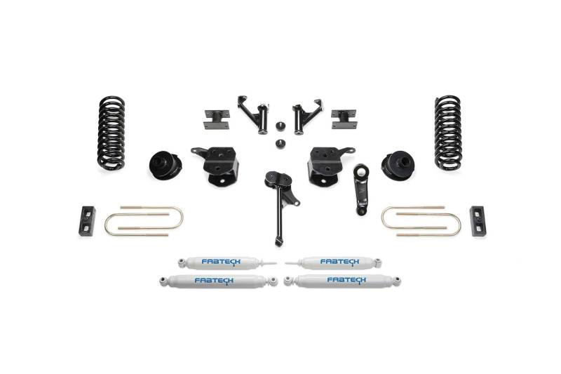 Kit de base Fabtech 13-18 Ram 3500 4WD 5 pouces avec amortisseurs de perforation