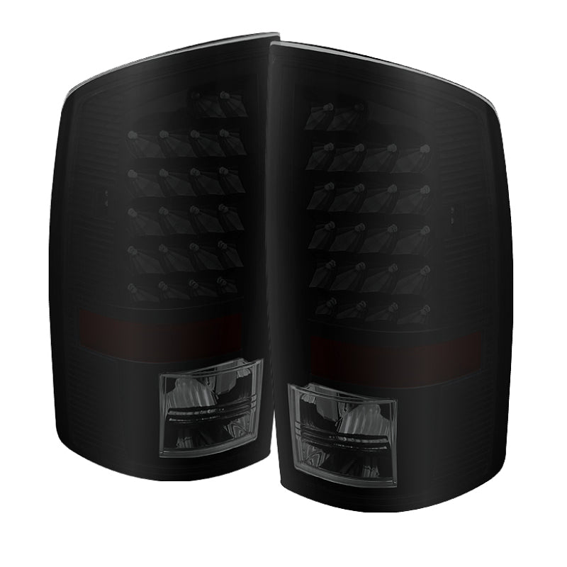 xTune Dodge Ram 02-06 1500 / Ram 2500/3500 03-06 LED Tail Light Black Smoke ALT-JH-DR02-LED-BKSM