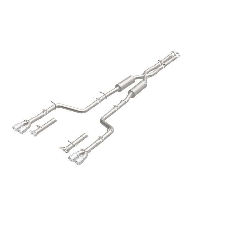 Cat-Back MagnaFlow, SS, 2,5 po, embout arrière divisé en quatre parties de 3,5 po, Dodge Challenger R/T 5,7 L 2015