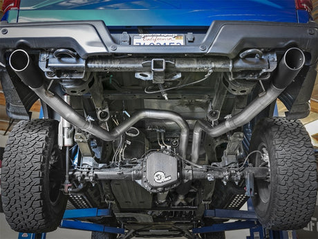 Échappement Cat-Back aFe MACH Force-Xp 3 po à 3 1/2 po 304 SS avec embout noir 17-18 Ford F-150 Raptor V6 3,5 L
