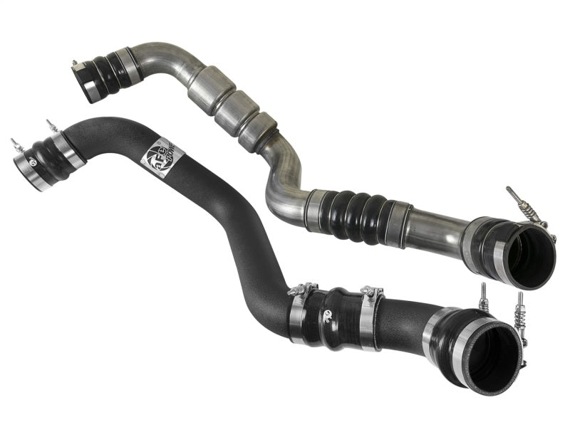 Tube de refroidisseur intermédiaire aFe Bladerunner côté chaud 3 pouces 17-18 camions diesel GM V8-6,6 L (td) L5P - Noir