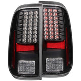 Feux arrière à LED ANZO 2008-2015 Ford F-250 Noir