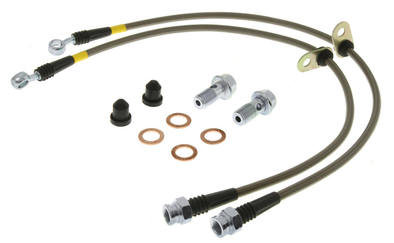 Conduites de frein en acier inoxydable StopTech 80-94 Alfa Romeo Spider