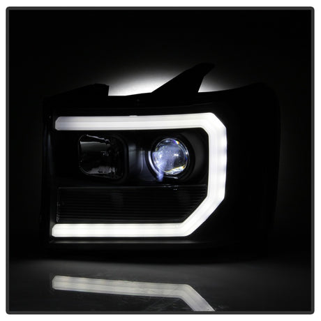 Phares à DEL Spyder GMC Sierra 1500/2500/3500 07-13 Denali 08-13 Noir PRO-YD-GS07V2PL-BK