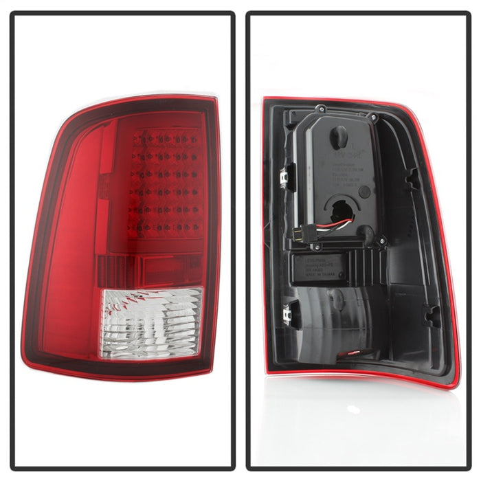 xTune Dodge Ram 1500 09-16 Feux arrière à LED Modèle à incandescence uniquement - Rouge transparent ALT-ON-DR09-LBLED-RC