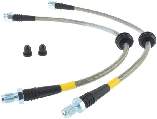 StopTech 07-09 Mazdaspeed3 / 04-07 Mazda 3 Stainless Steel Rear Brake Lines