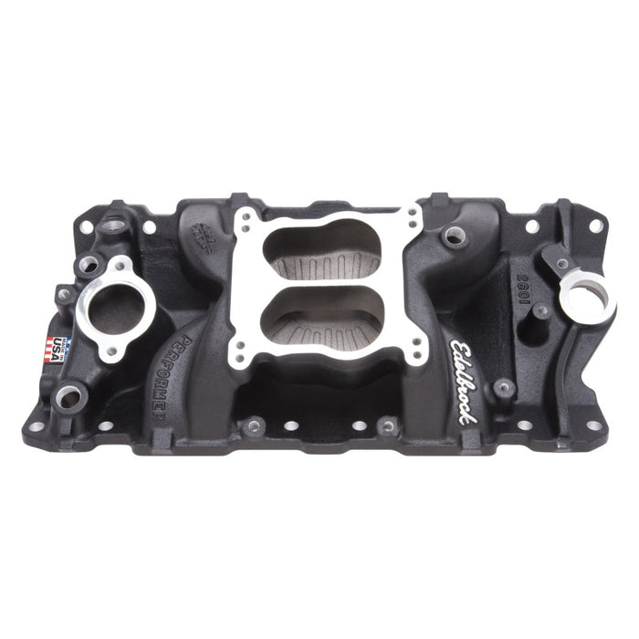 Collecteur Edelbrock SBC Performer Air Gap Noir