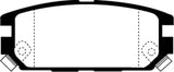 Plaquettes de frein arrière EBC Greenstuff pour Dodge Stealth 3.0 4WD 91-93