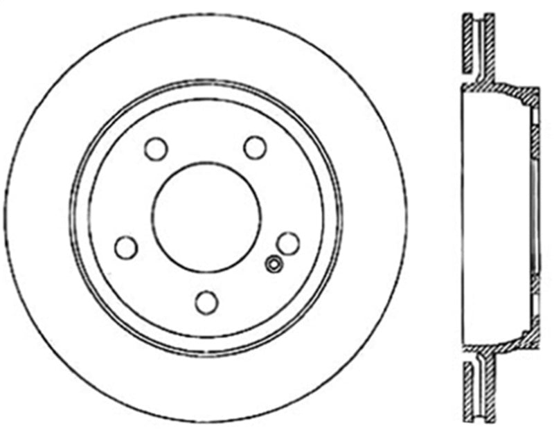 StopTech Drilled Sport Brake Rotor