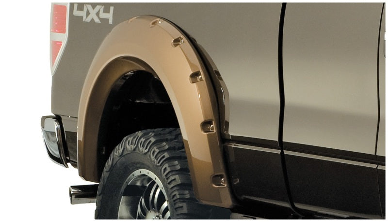 Élargisseurs de benne Bushwacker 09-14 Ford F-150 Styleside Max Pocket Style 4 pièces 67,0/78,8/97,4 po - Noir