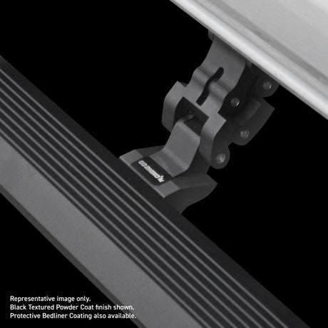 Kit de marchepieds électriques Go Rhino 18-23 Jeep Wrangler 4dr E-BOARD E1 - Revêtement de doublure de caisse