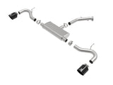 Échappement arrière aFe Takeda Series 2,5 pouces 409 SS 18-20 Hyundai Elantra GT L4-1,6 L (t) avec embouts noirs