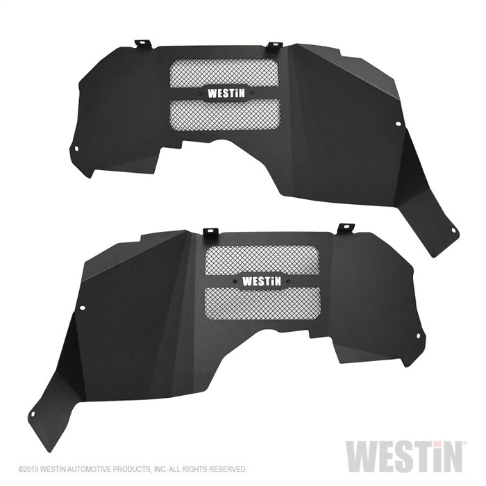 Garde-boue intérieur Westin 18-20 Jeep Wrangler JL - Avant - Noir texturé