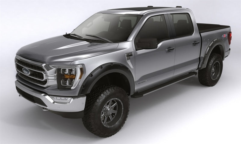 Élargisseurs de pare-chocs style forge Bushwacker 99-07 Ford F-250 / F-350 Super Duty (sauf Dually) 4 pièces - Noir