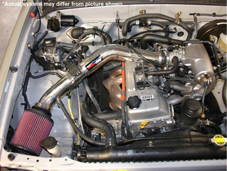 Injen 00-04 Tacoma 2,4 L 4 cylindres 01-04 Tacoma PreRunner 2,7 L 4 cylindres uniquement Wrinkle Black Power-Flow A
