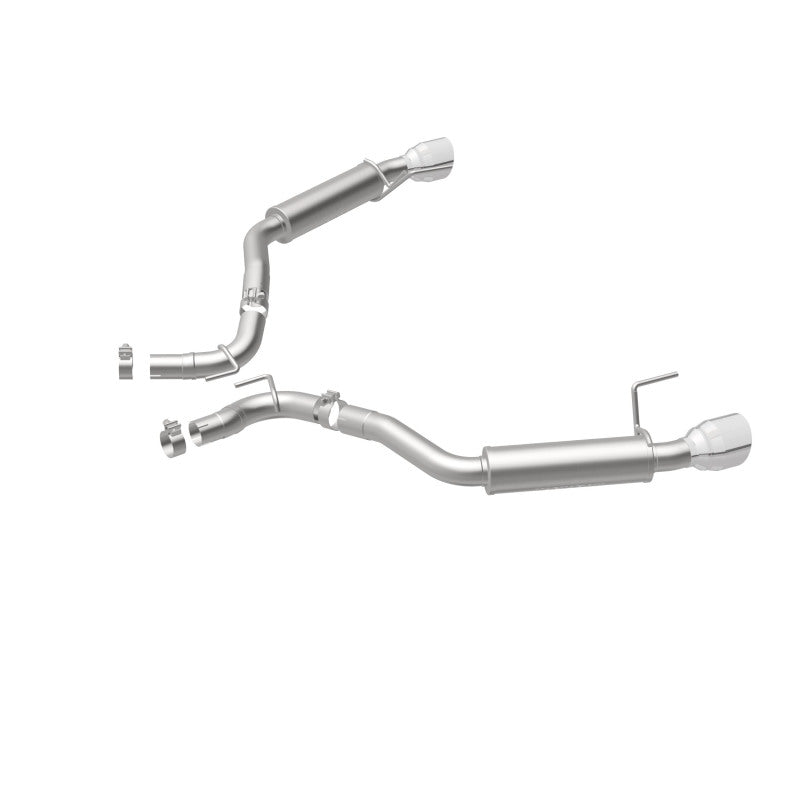 Essieu arrière MagnaFlow, SS, 2,5 po, compétition, double polissage fendu, embout de 4,5 po, Ford Mustang Ecoboost 2015