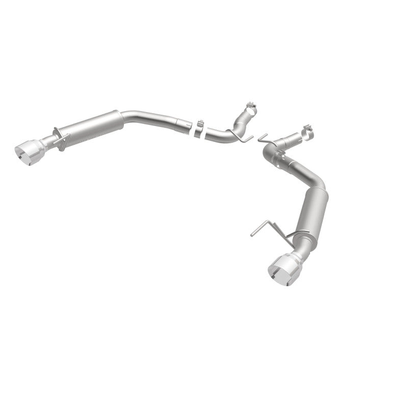 Essieu arrière MagnaFlow, SS, 2,5 po, compétition, double polissage fendu, embout de 4,5 po, Ford Mustang Ecoboost 2015