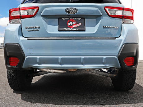 Système d'échappement aFe POWER Takeda 2,5 pouces 304 SS Cat-Back Subaru Crosstrek 18-19 H4-2.0L