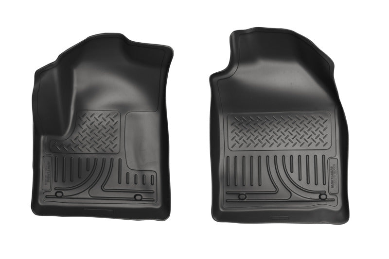 Revêtements de sol noirs Husky Liners 10-12 pour Ford Transit Connect (fourgonnette/break) WeatherBeater