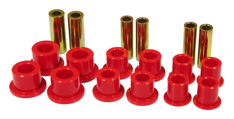 Bagues de ressort à lames avant Prothane 99-04 Ford F250/350 SD 2/4wd - Rouge