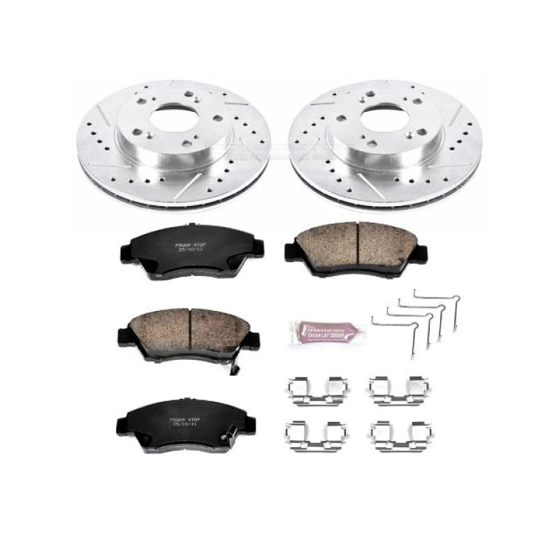 Kit de freins sport Power Stop 06-11 Honda Civic Z23 Evolution avant