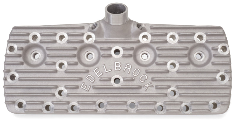 Culasses Edelbrock 1939-48 Ford Flatheads avec logo en lettres majuscules (paire)