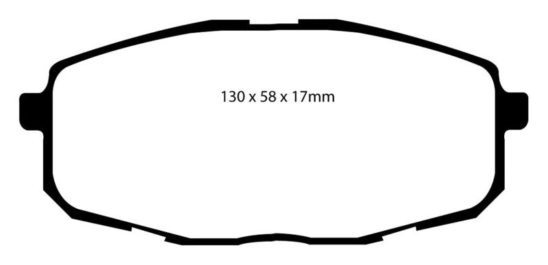 EBC 09-12 Hyundai Elantra 2.0 Touring Redstuff Front Brake Pads