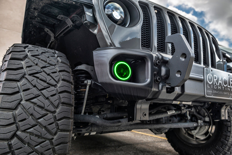 Feux antibrouillard à LED hautes performances Oracle Jeep Wrangler JL/Gladiator JT Sport - Vert VOIR LA GARANTIE