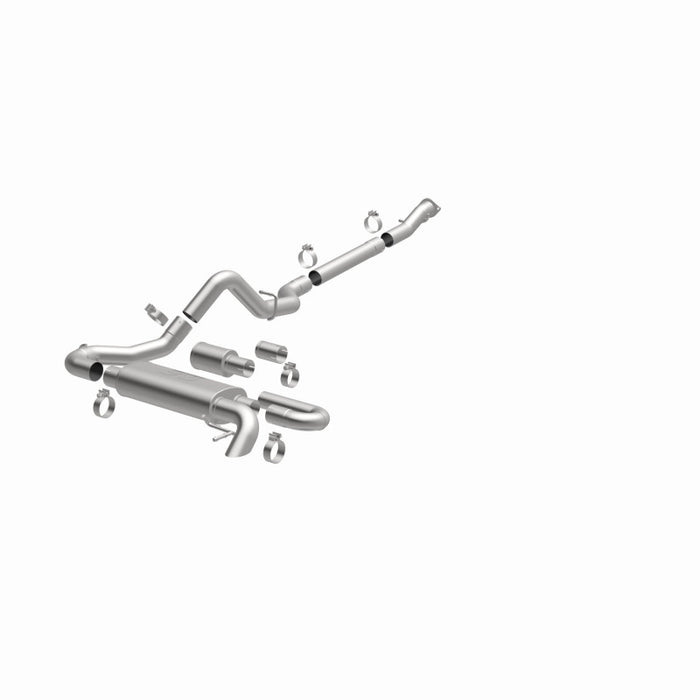 Échappement Cat-Back MagnaFlow 2021 Ford Bronco Overland Series avec sortie simple droite pour conducteur - Sans embout