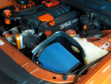 Système d'admission Airaid 11-14 Dodge Charger/Challenger MXP avec tube en silicone (sec/noir)