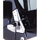 Supports de relocalisation de rétroviseurs en acier inoxydable pour Jeep Wrangler TJ 97-02 Rugged Ridge