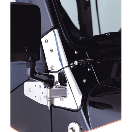 Supports de relocalisation de rétroviseurs en acier inoxydable pour Jeep Wrangler TJ 97-02 Rugged Ridge