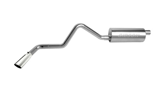 Échappement simple Cat-Back de 4 po pour GMC Sierra 2500 HD Classic SL 6,0 L 2007 de Gibson - Acier inoxydable