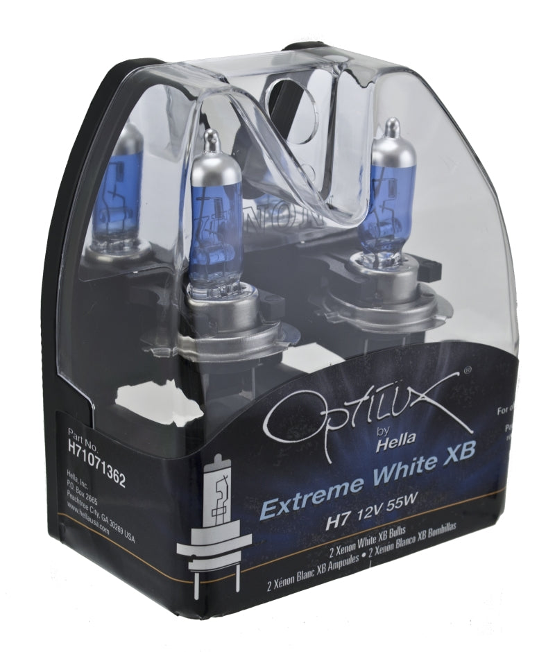 Ampoule Hella Optilux 12V/55W H7 Extreme Blue (paire)