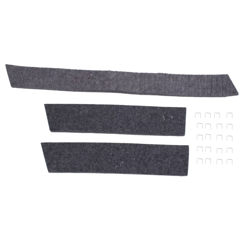 Kit de feutre de radiateur Omix 53-67 Jeep CJ3 / 48-53 Jeep Willys CJ-3