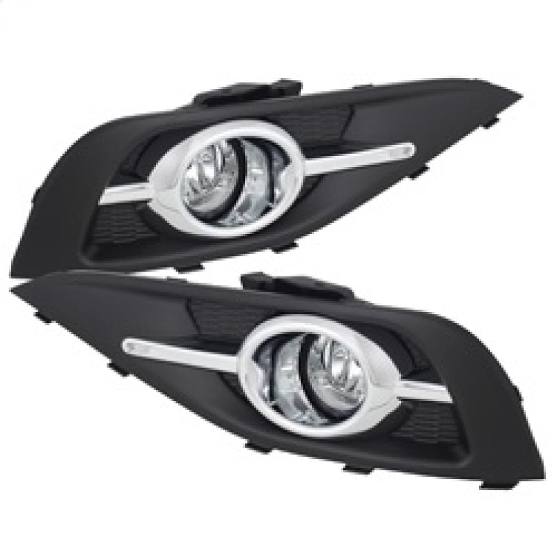 Feux antibrouillard Spyder Honda CRV 2012-2014 OEM avec interrupteur transparent FL-HCRV2012-C