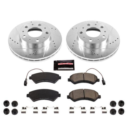 Power Stop 14-19 Ram ProMaster 1500 Front Z23 Evolution Sport Brake Kit