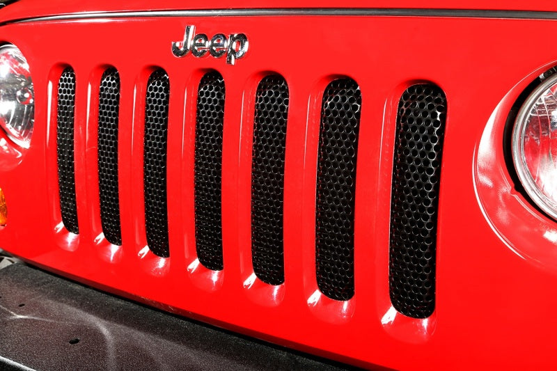 Grille de calandre Rugged Ridge noire pour Jeep Wrangler 07-18