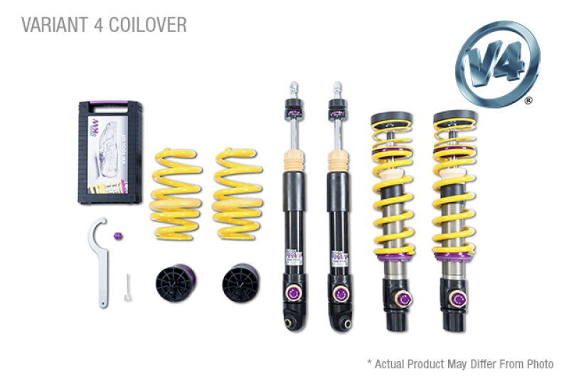 KW Coilover Kit V4 Kit 2011+ Lamborghini Aventador Incl Roadster avec amortisseurs électroniques