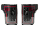 Raxiom 15-17 Ford F-150 LED Tail Lights w/ SEQL Turn Signals- Blk Housing (Clear Lens)