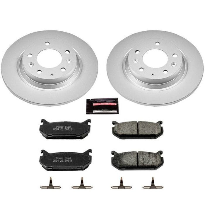 Kit de freins arrière Power Stop 98-02 Mazda 626 Z17 Evolution Geomet avec revêtement